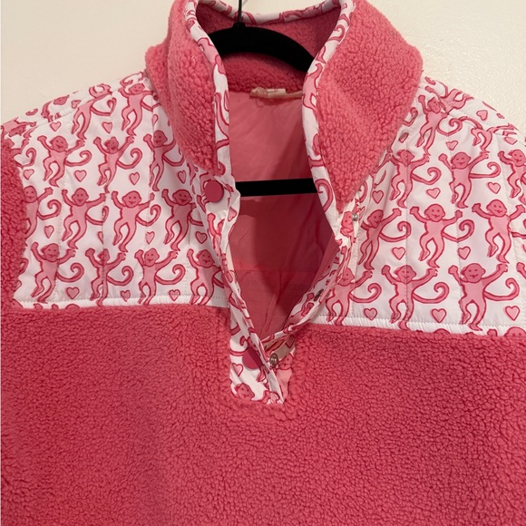 Roller Rabbit Pink Patterned Sweatshirt - Picture 4 of 5